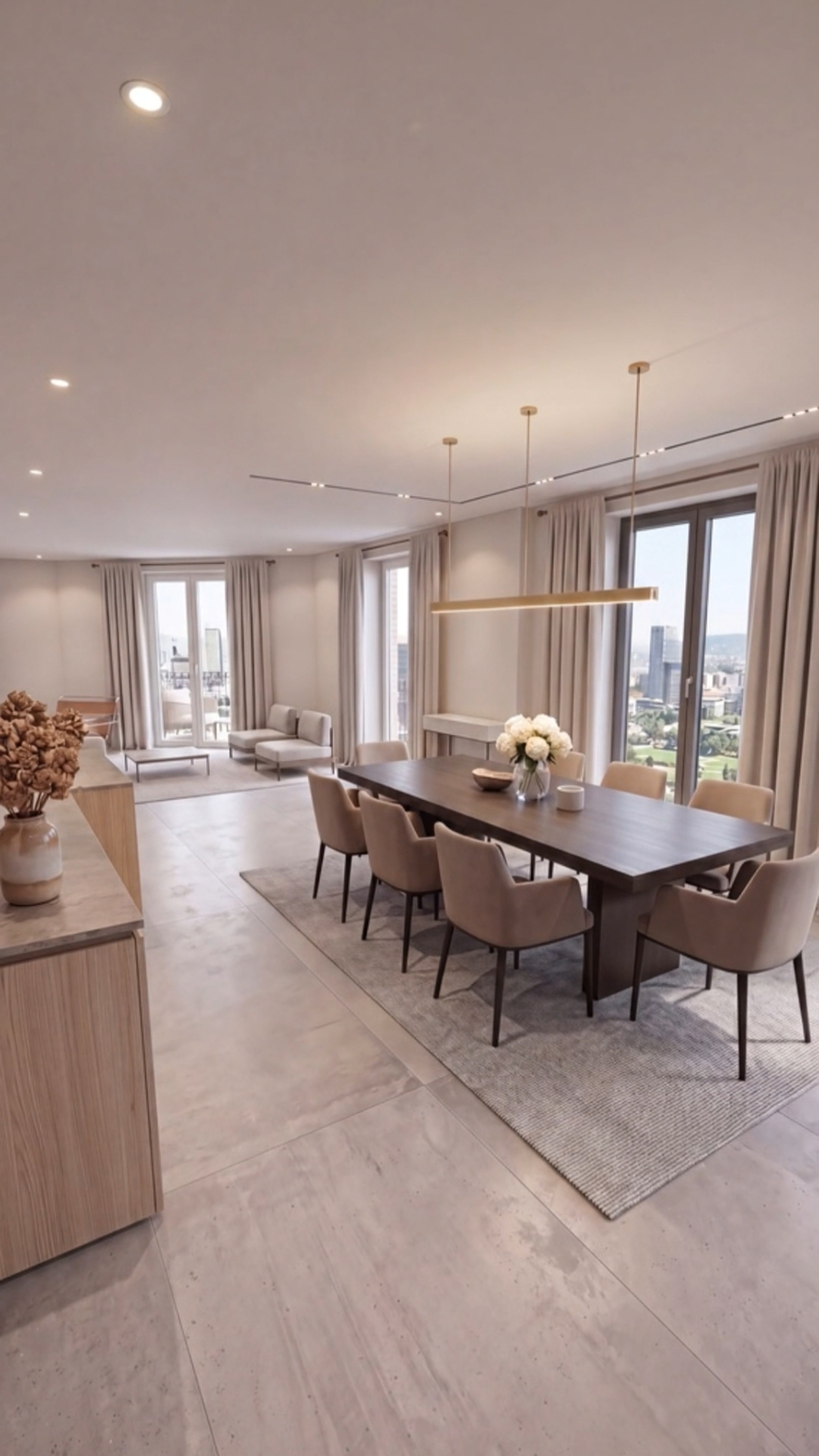 Reforma integral de salón en Madrid · resultado final · marketing inmobiliario Román & Falcó